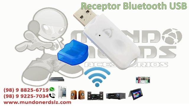 Adaptador de Áudio Bluetooth Usb Adaptador Musica Carro em