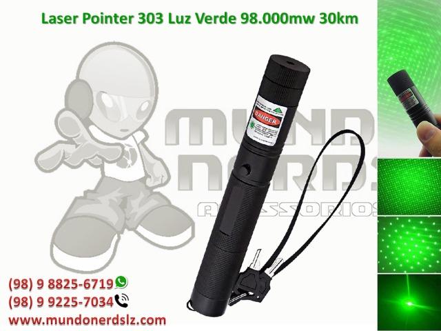 Caneta Laser / Laser Pointer Verde Wp mw Min.30 Km