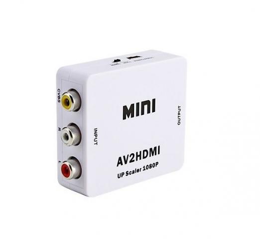 Mini Conversor Adaptador Rca Para Hdmi 720p Ou p -