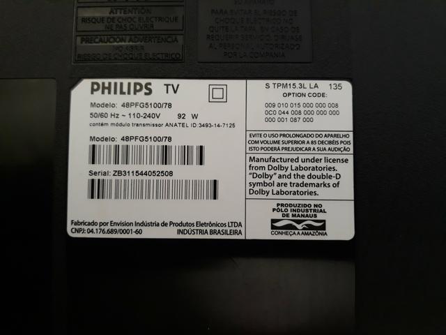 Smart TV Philips com defeito