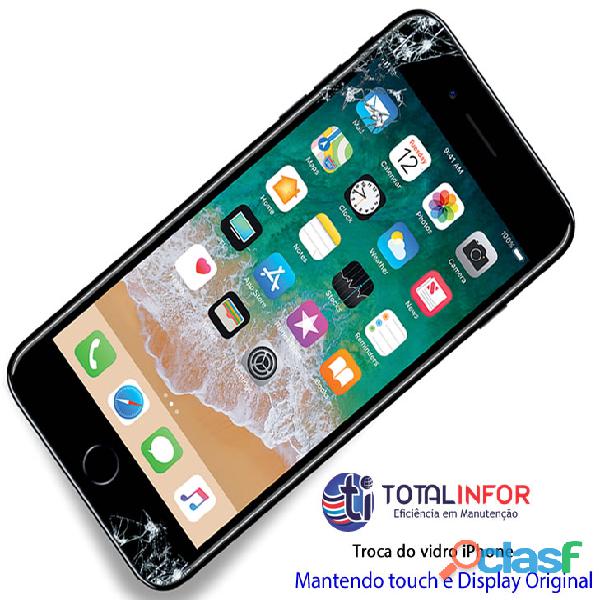 Vidro iPhone 6 – Troca vidro da tela iPhone 6 quebrada