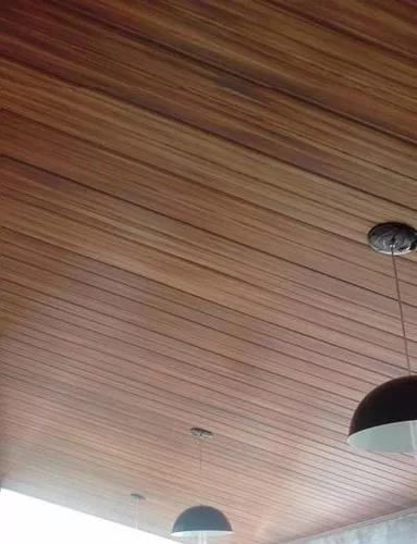 Forro De Pvc M² Instalado/colocado Amadeirado Jatoba,