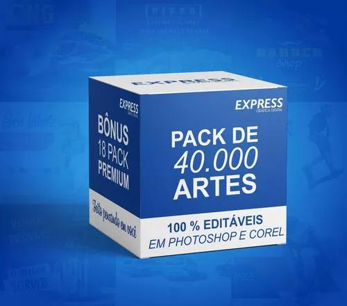 Pack 40.000 Artes Para Corel E Photoshop