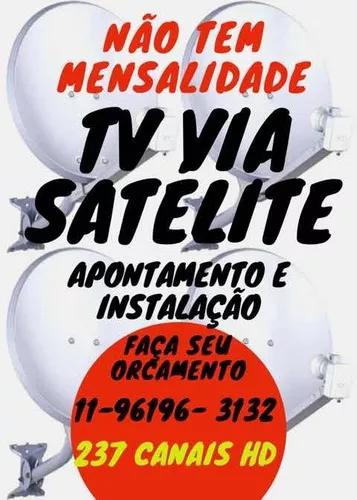 Técnico Antenista Instalação E Apontamento Tv Via