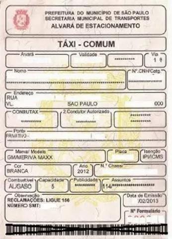 Vende-se Licença De Táxi + Ponto+ Carro!