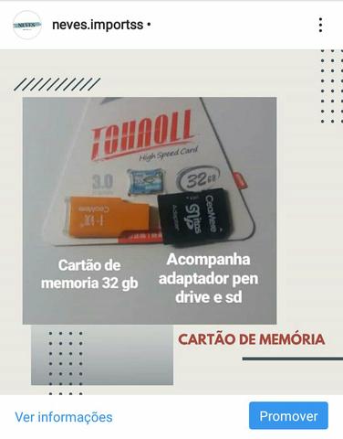 Cartão de memoria 32gb