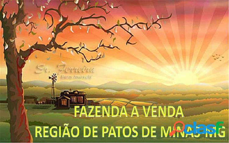 FAZENDA PECUÁRIA A VENDA VARJÃO DE MINAS - Fazenda a Venda