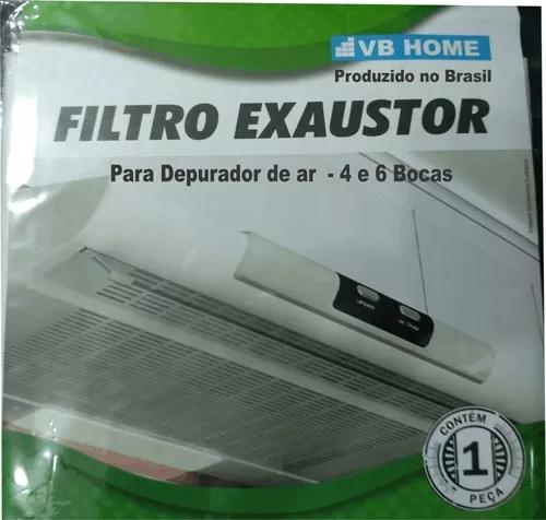 Filtro Depurador De Ar 4,6 Bocas Kit C/ 03 Pct C/ 01 Und