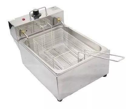 Fritadeira Elétrica 1 Cuba 5 L 110v Ou 220v 3000w C/ Garant