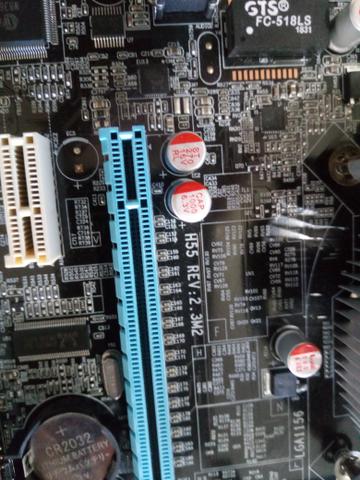 Kit placa mae H55 + Processador i + Cooler