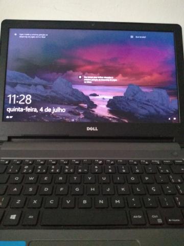 Notebook Dell cor branca Windows 10