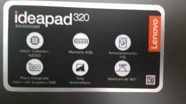 Notebook Lenovo ideapad B320 modelo: 81A3