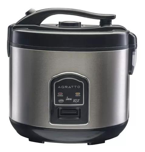 Panela Eletrica Arroz Inox E Visor Vidro Pai10x 127v Agratto