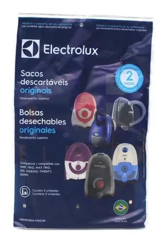 Saco Aspirador Pó Electrolux One Go Trio Ingenio 2 Pacotes