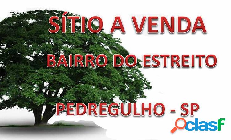 Sítio a venda região de Franca-sp - Sítio a Venda no