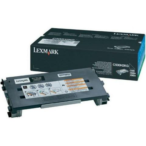 Toner Lexmark C500,X500,X Mil pg, Preto 100% Novo