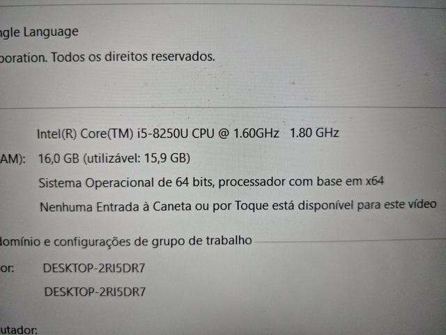 Vivobook iRam 250Gb SSD