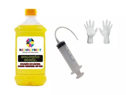 500ml Solução Limpeza Impressora Epson L355 L365 L375 L800