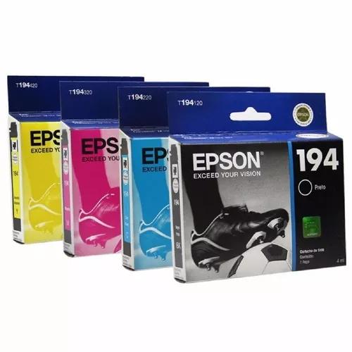 Kit 4 Cartuchos Epson 194 Xp104, 204, 214