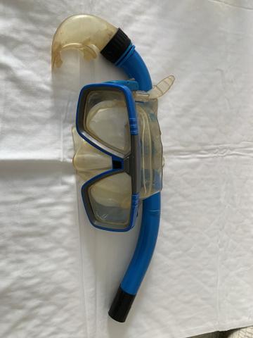 Máscara de mergulho + snorkel