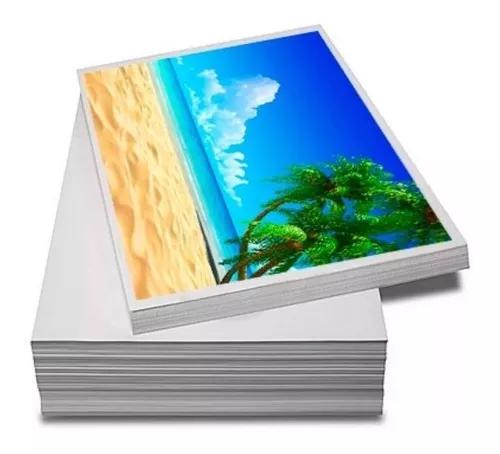 Papel Foto A4 Glossy 180g 500fls + 130g 200fls Adesivo