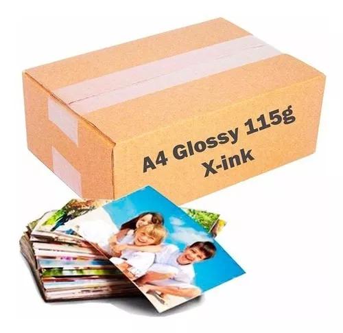 Papel Fotográfico Glossy A4 115g À Prova D´água 1600