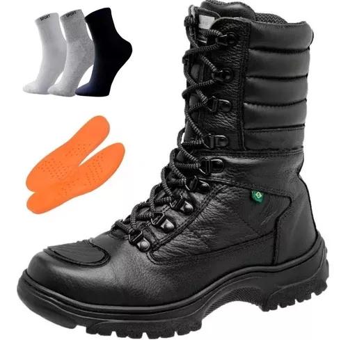 Coturno Tático Militar Estl Guartela Kallucci Airstep Couro