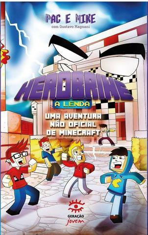 Livro Herobrine - A Lenda Pac E Mike Tazercraft Youtube