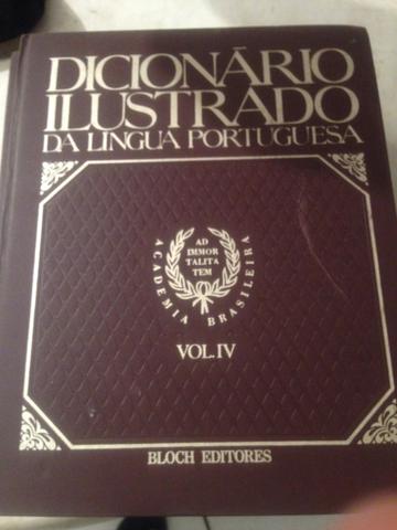 Livros Dicionário ilustradores da linga portuguesa