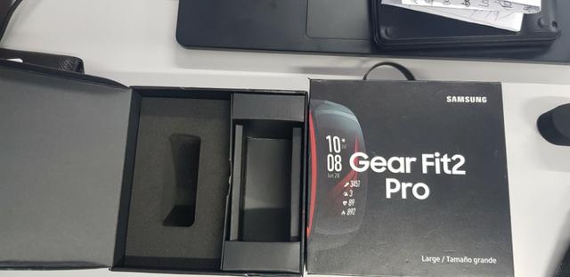 Gear Fit2 Pro Preto/ Vermelho Pulseira G - Samsung