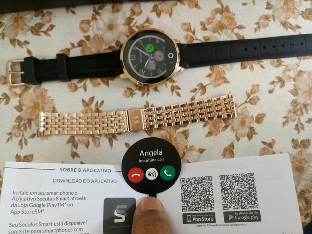 Relógio digital de pulso seculus smart