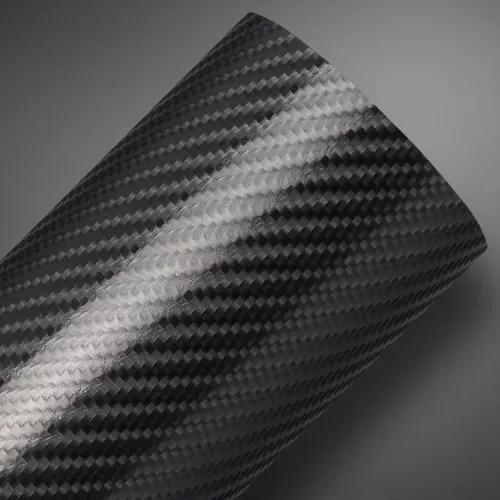 Adesivo Envelopamento Tuning Fibra Carbono 4d - 1,50m X 30cm