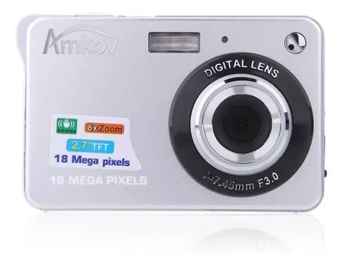 Amkov Câmera Hd Digital Câmera 18mp 2.7 Branco