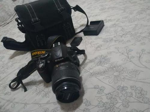 Camera Nikon D3100 Com Lente E Bolsa(troco