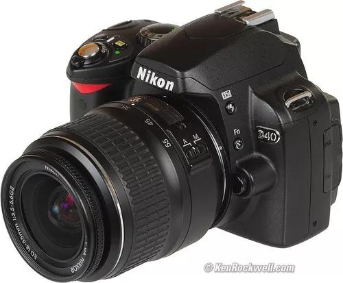 Camera Nikon D40 Com Lente 18-55