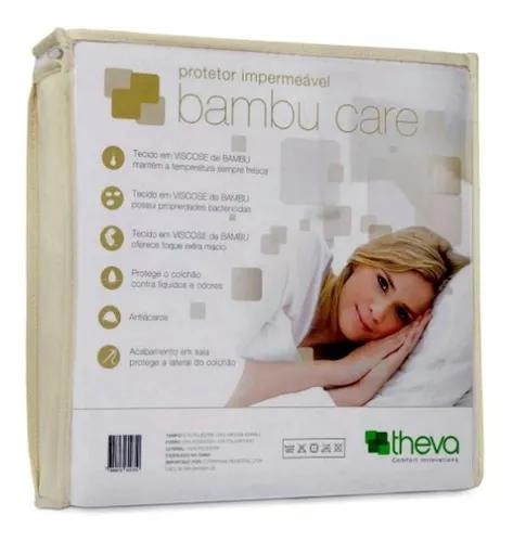 Capa Impermeável Colchão Americano Bambu Care 203x97 Theva