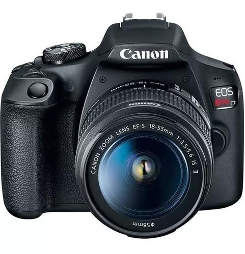 Câmera Canon Eos Rebel T7 C/ 18-55 Is Il - Pronta Entrega