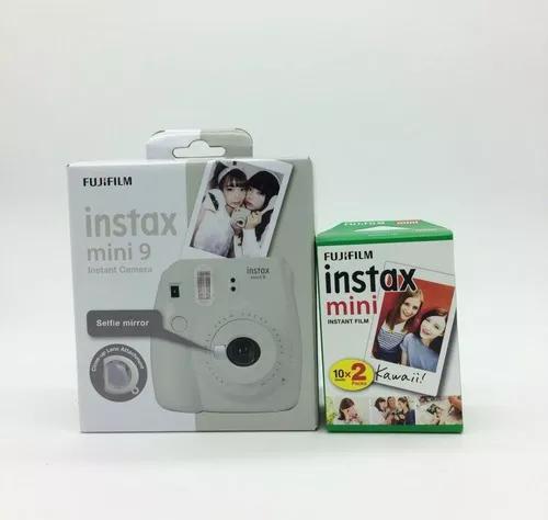 Câmera Fujifilm Instax Mini 9 Branco Gelo + Film 20 Fotos