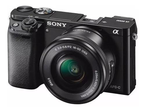 Câmera Sony A6000 16-50mm + 64gb + Bolsa + Tripé