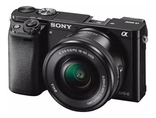 Câmera Sony A6000 16-50mm + 64gb + Bolsa + Tripé S/j