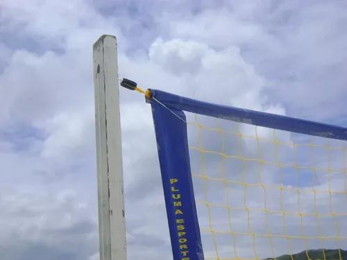 Combo Vôlei De Praia 8,50+marcação+antena+suporte+corda