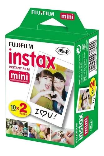 Filme P/ Instax Mini 8 7s 90 Polaroid 300 Pack Com 20 Fotos