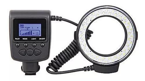 Flash Circular Macro Led Ring Hd-130 Iluminador Canon Nikon