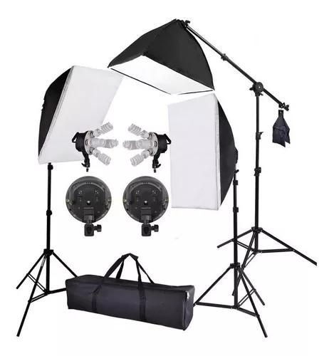 Kit Iluminação Estudio Profissional Softbox 70 Tripé