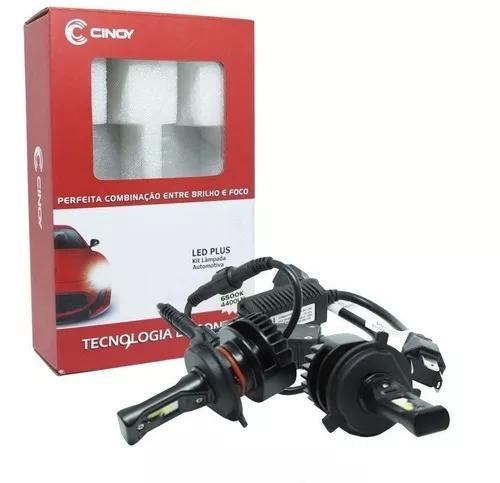 Kit Super Led Plus (h4) - Cinoy - 6500k / 6000lm (12v/24v)