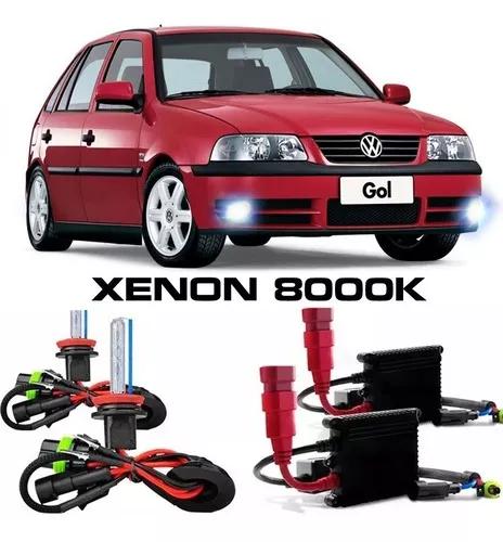 Kit Xenon H3 8000k Farol Milha Gol - Saveiro G2 G3 G4 Top