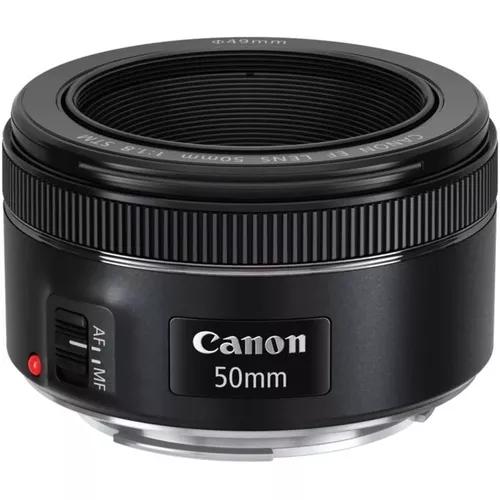 Lente Canon 50mm F/1.8 Stm Autofoco Orig Envio Imediato Nfe