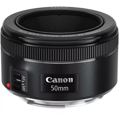 Lente Canon 50mm F/1.8 Stm Autofoco Original Envio Imediato