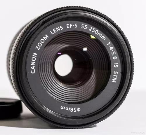 Lente Canon Ef-s 55-250 Mm F/4-5.6 Is Stm C Nf Garatia Canon