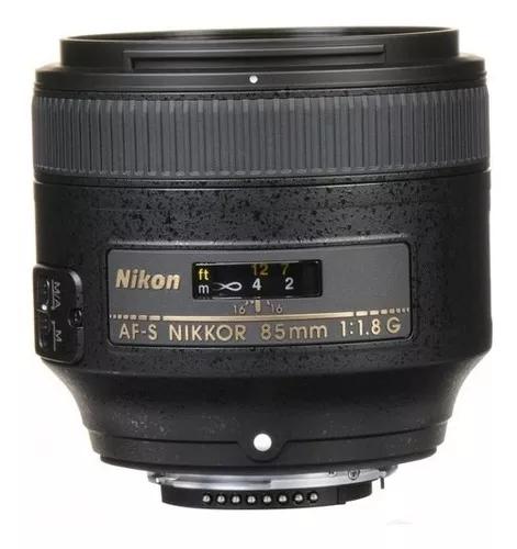 Lente Nikon 85mm F/1.8g Fx Af-s Autof Parasol Garant1ano Nfe